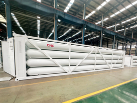 Contenedor deslizante de tubo gigante de 16 tubos y 40 pies